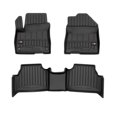 Bilde av FROGUM proLine 3D 3D426207 Gulvmatte sett gummi foran og bak 3 svart Skreddersydd HYUNDAI: Kona SUV, Varebil / SUV