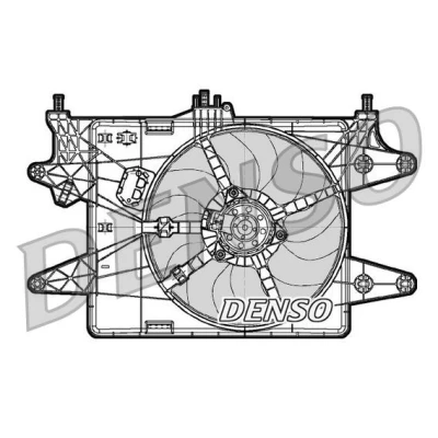Bilde av DENSO DER09081 Kjølevifte 383 12 340