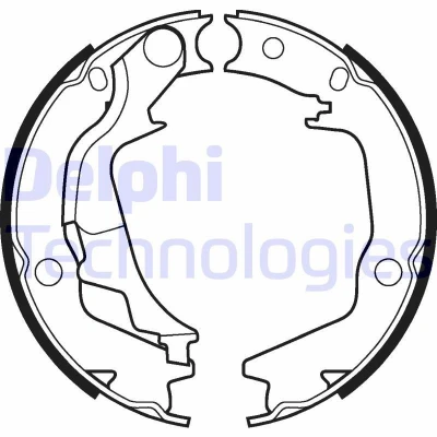 Bilde av DELPHI LS2042 Handbromsbackar
