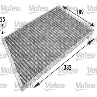 Bilde av VALEO CLIMFILTER PROTECT 698743 Kupéfilter Karbonfilter 340 198 25 MERCEDES BENZ: C Klasse Sedan, T modell, CLK Coupé