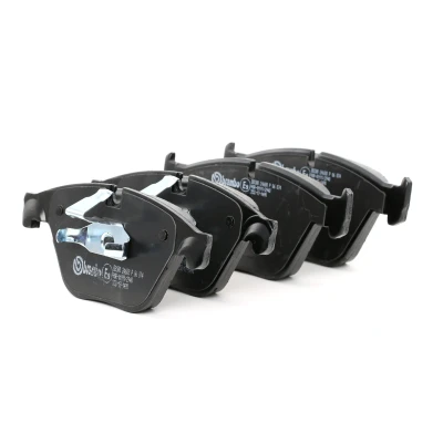 Bilde av BREMBO P 06 074 Bremseklosser klargjort for slitasjeindikator med kolbleklips uten tilbehør BMW: 5 Sedan, Touring, 7