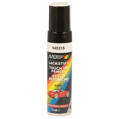 Bilde av MOTIP 945315 Kjøretøy kombinasjonslakk 12ml stift hvit Sandpaper for dry sanding (grain 80)