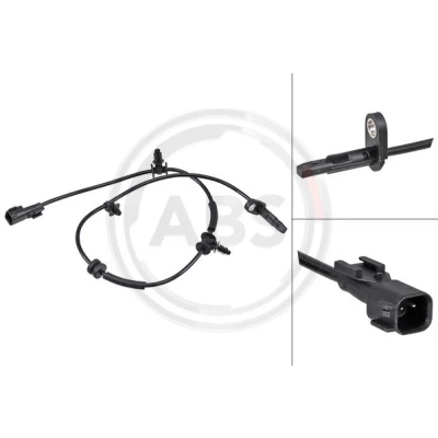 Bilde av A.B.S. 30184 ABS sensor aktiv 710 790 39 svart TESLA: Model 3