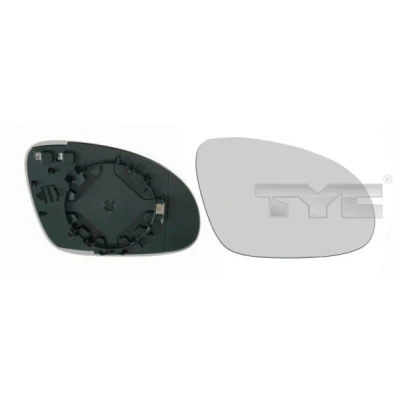 Bilde av TYC 337 0094 1 Speilglass venstre VOLKSWAGEN: Passat B6 Variant, Golf 5, B5 GP Stasjonsvogn, SKODA: Superb I Sedan