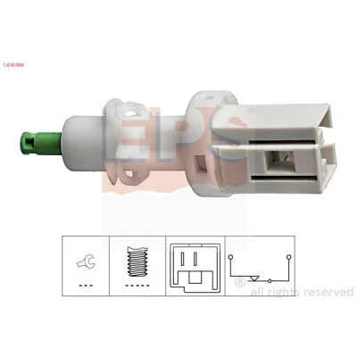 Bilde av EPS 1.810.068 bremselysbryter mekanisk Made in Italy OE Equivalent ALFA ROMEO: 166