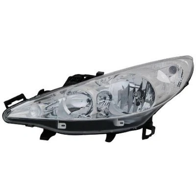 Bilde av VAN WEZEL 4029961 Frontlykter venstre H7, H1 transparent for høyrekjøring med motor høydejustering hovedlys PX26d PEUGEOT: 207 Hatchback