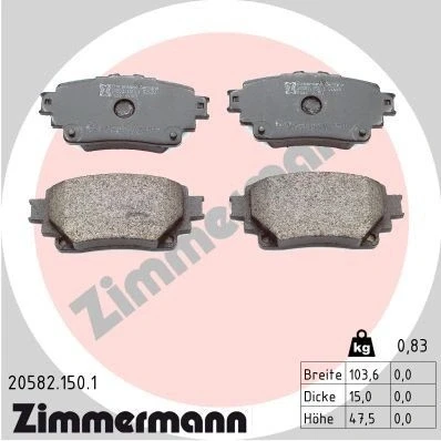 Bilde av Bremseklosser sett, Bakaksel, lexus nx ii, ux, suzuki across, toyota bz4x, highlander, rav 4 v, van 04466 02430, 30360, 0