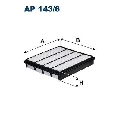 Bilde av FILTRON AP 143/6 Luftfilter 51 298 314 Filterinnsats TOYOTA: Land Cruiser 200