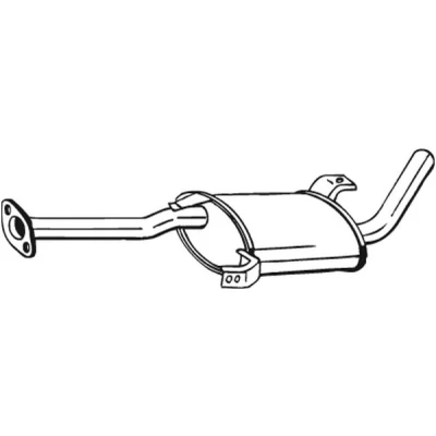 Bilde av Midtre eksospotte BOSAL 145 185