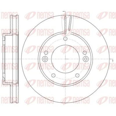 Bilde av REMSA 6992.10 Bremseskiver framaksel 301,8, 301,8 28 5 ventilert LAND ROVER: Discovery 4, 3, KIA: SORENTO 1
