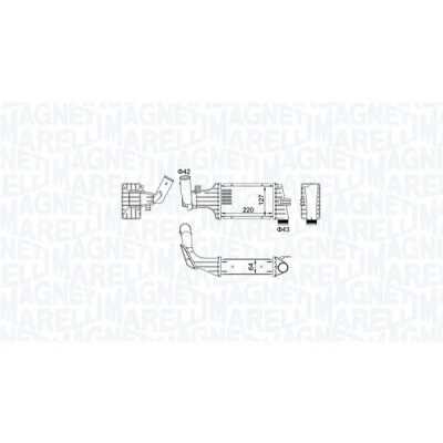 Bilde av Intercooler MAGNETI MARELLI 351319204160