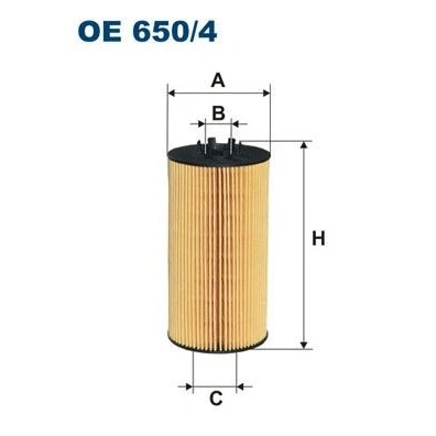 Bilde av FILTRON OE 650/4 Oljefilter Filterinnsats AUDI: A6 C6 Avant, A4 B7 A8 D3