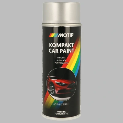 Bilde av MOTIP 55220 Kjøretøy kombinasjonslakk 400ml spray sølv Kompakt silver metallic 12 ml
