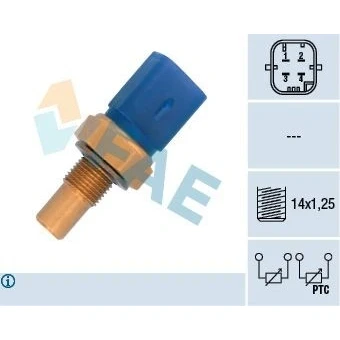 Bilde av Sensor, kjølemiddeltemperatur, citroën,fiat,peugeot, 0515.R0 S1, 0515.R0, 0515.V4 0515.V4, 0515.V8 0515.V8, 1 517 976