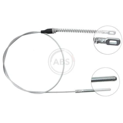 Bilde av A.B.S. K15458 Bremsekabel 1078 Trommelbrems for høyre/venstre ratt OPEL: Corsa B Hatchback