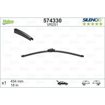 Bilde av Vindusvisker Valeo Silencio X.trm, Rear 574330 454mm bak Rammeløs VOLKSWAGEN: Transporter 5, Multivan 5 (7HM, Bus