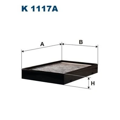 Bilde av FILTRON K 1117A Kupéfilter Karbonfilter 258 168 36 VOLVO: V70 2, XC70 I Cross Country,
