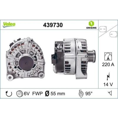 Bilde av VALEO 439730 Dynamo 14V 220A BMW: 5 Touring, Sedan
