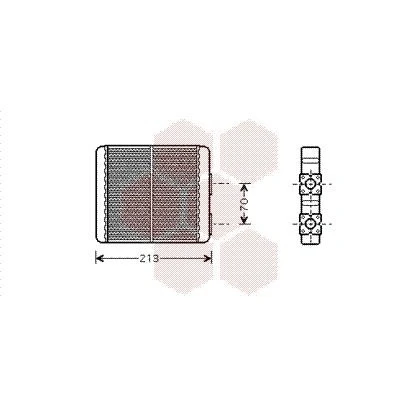 Bilde av VAN WEZEL 13006226 Varmeveksler NISSAN: TERRANO 2