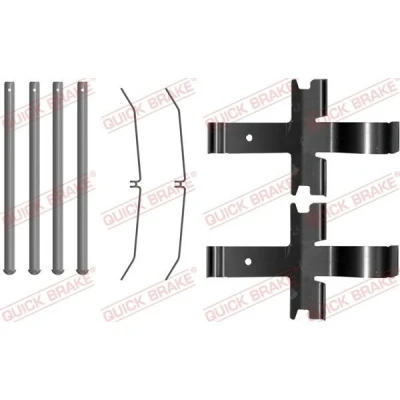 Bilde av QUICK BRAKE 109 0081 Tibehørsett, skivebremse belegg TOYOTA: Land Cruiser Prado 70 SUV