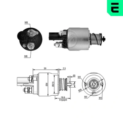 Bilde av Magnetbryter, starter, audi,seat,skoda,vw