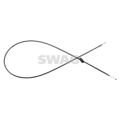 Bilde av SWAG 10 92 2676 Bremsekabel framaksel venstre 2680 for venstreratt MERCEDES BENZ: C Klasse T modell, Sedan