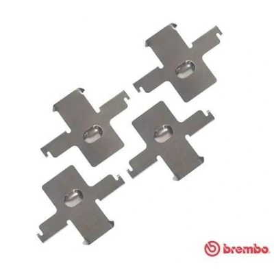 Bilde av BREMBO A 02 290 Tibehørsett, skivebremse belegg NISSAN: Patrol GR 4 SUV