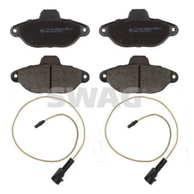 Bilde av SWAG 70 91 6084 Bremseklosser framaksel inkl. slitasjevarselkontakt FIAT: 500 Hatchback, Punto I Cabrio, Panda II FORD: KA Hatchback