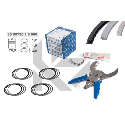 Bilde av ET ENGINETEAM R1009600KS Stempelringsett 76,5 VOLKSWAGEN: Polo V Hatchback, Touran I, Golf 5