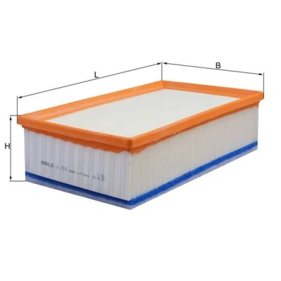 Bilde av MAHLE ORIGINAL LX 2996 Luftfilter 85,3 178 301,0 Filterinnsats CITROËN: C5 III Stasjonsvogn, 3, C6 Sedan