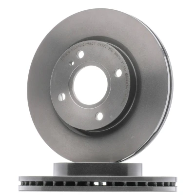 Bilde av BREMBO COATED DISC LINE 09.A968.21 Bremseskiver 258 23 4 innvendig ventilert belagt FORD: FIESTA 6