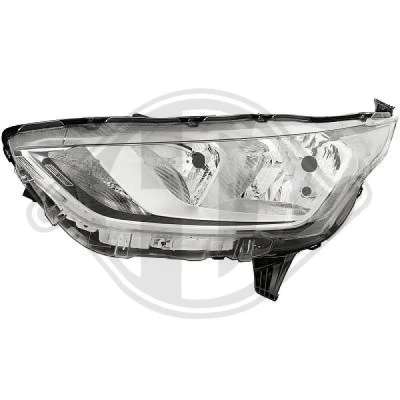 Bilde av DIEDERICHS 1455881 Frontlykter venstre H7, H15, PW24W, W5W med motor for høydejustering hovedlys