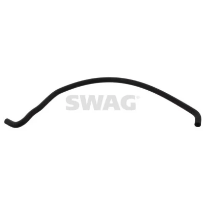 Bilde av SWAG 20 93 3876 Radiatorslange 7 øvre venstre EPDM (etyl propylen dien gummi) BMW: 3 Cabrio, Sedan, Coupé