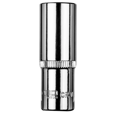 Bilde av NEO TOOLS Pipenøkkelinnsats 1/4tomme 13 mm Krom vanadium stål sekskant 08 498
