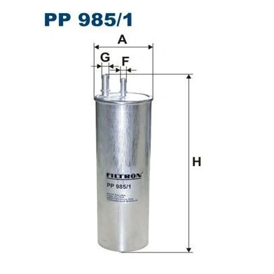 Bilde av FILTRON PP 985/1 Drivstoffilter ledningsfilter 8 10 VOLKSWAGEN: Transporter 5, Multivan 5 (7HM, Bus