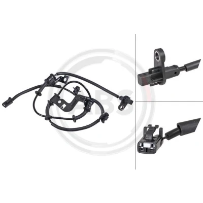 Bilde av A.B.S. 31866 ABS sensor aktiv 1050 svart HYUNDAI: i30 II Hatchback