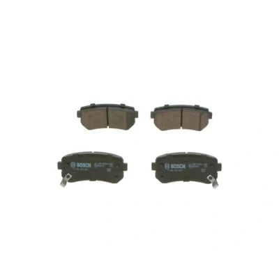 Bilde av BOSCH 0 986 494 887 Bremseklosser Low Metallic med integrert slitasjevarselkontakt KIA: Sportage III, IV, HYUNDAI: ix35, Tucson