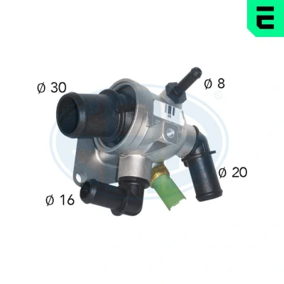 Bilde av ERA 350003 Termostat 88 med tetning sensor Metall kapsling FIAT: 500 Hatchback, Doblo II Stasjonsvogn, Grande Punto Hatchback