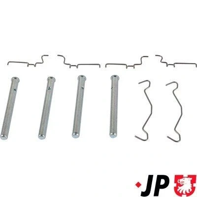 Bilde av JP GROUP 4863750110 Tibehørsett, skivebremse belegg bakaksel TOYOTA: RAV4 II SUV, Yaris I Hatchback, Corolla IX Hatchback