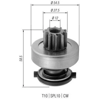 Bilde av MAGNETI MARELLI 940113020376 Lite tannhjul, starter