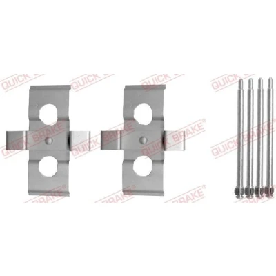 Bilde av QUICK BRAKE 109 1635 Tibehørsett, skivebremse belegg MERCEDES BENZ: SL Cabrio, W124 Sedan, 190