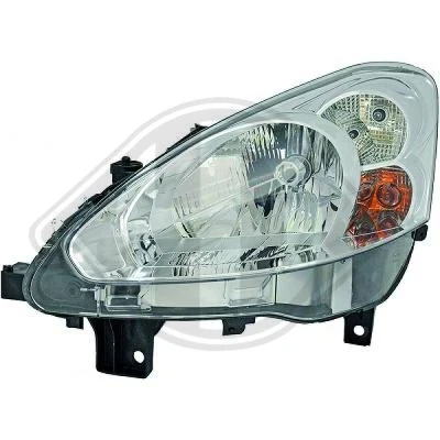 Bilde av DIEDERICHS Priority Parts 4213881 Frontlykter PEUGEOT: Partner II Van, Tepee