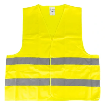 Bilde av AMiO 03935 Refleksvest gul XXXL med reflekser, borrelås
