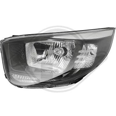Bilde av DIEDERICHS 6508081 Frontlykter venstre H4, PY21W, W5W med motor for høydejustering hovedlys