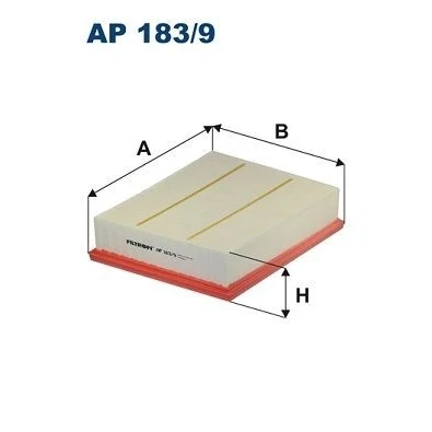 Bilde av FILTRON AP 183/9 Luftfilter 63 232 284 Filterinnsats VOLKSWAGEN: Polo V Hatchback, AUDI: A1 Sportback, SKODA: Rapid Spaceback