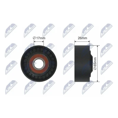 Bilde av Strammerull, kilerem med ribber, dacia,infiniti,nissan,renault, 11 75 010 83R, 011 13R, 036 62R, 040 48R, 092 64