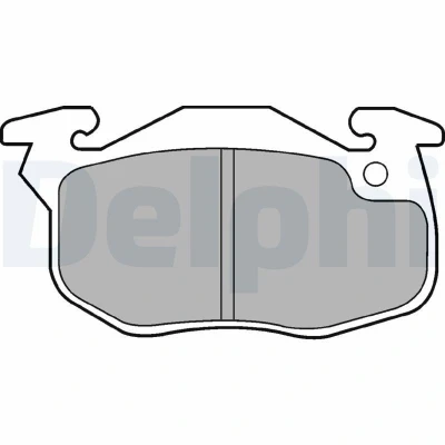 Bilde av DELPHI LP1053 Bremseklosser inkl. slitasjevarselkontakt med antihyle blikk tilbehør CITROËN: ZX Hatchback