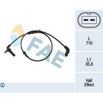 Bilde av ABS sensor FAE 78488