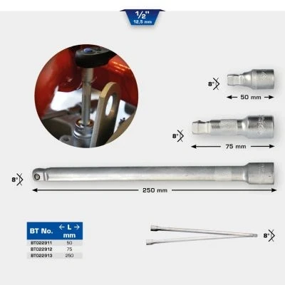 Bilde av KS TOOLS BT022912 Forlengelse, pipenøkkel 75 12,5 (1/2&quot;)