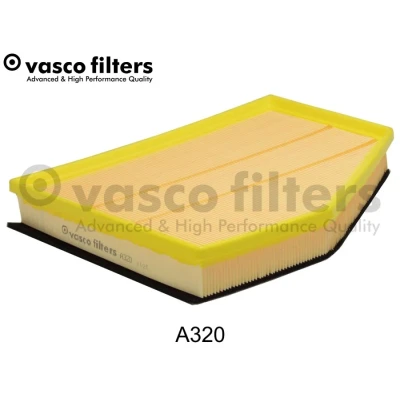 Bilde av DAVID VASCO A320 Luftfilter 52 313 274 firkantet Filterinnsats med forfilter BMW: 5 Sedan, Touring, 6 Coupé